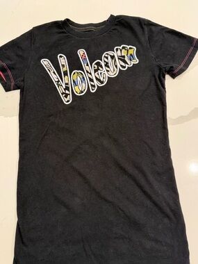 Volcom women’s Black Graphic Logo Tee